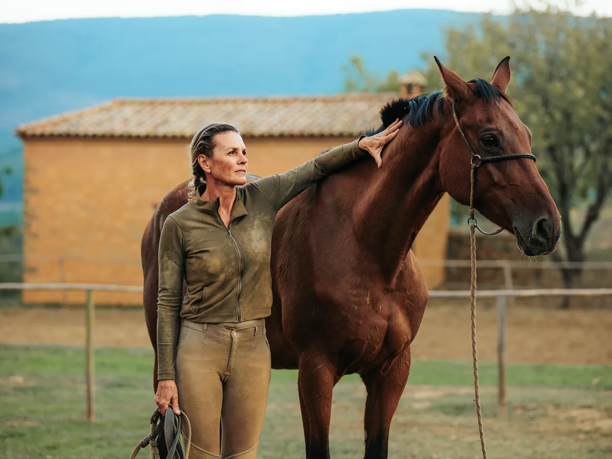 Cours d'équitation à Maclas, Loire